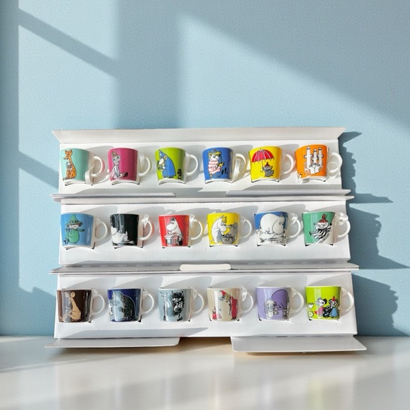 Moomin Mini 6 Festive Ornaments Mug Set Of 3 Arabia New With Box Gift Finland